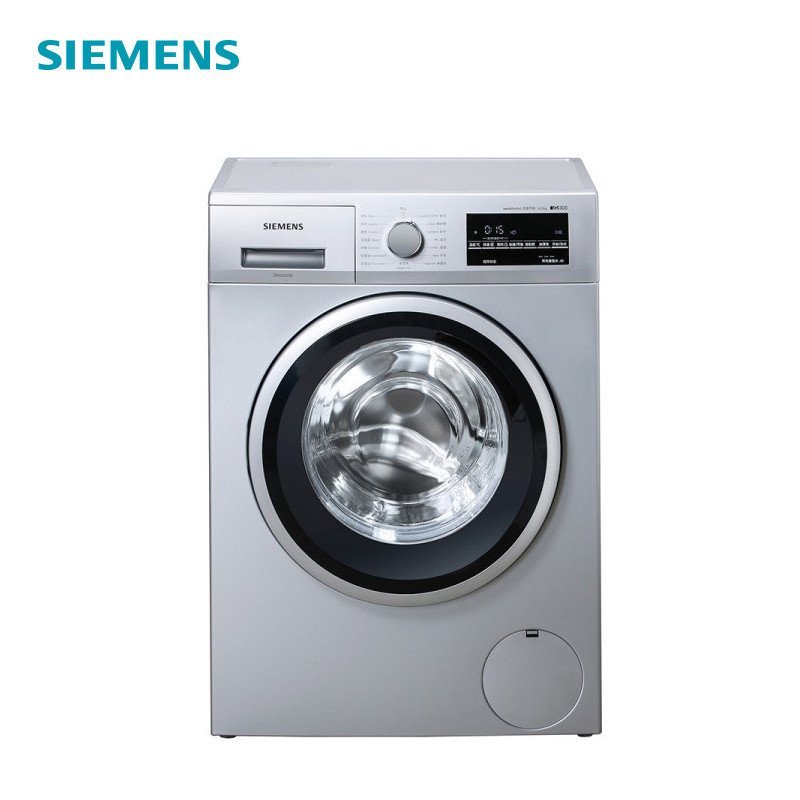 西门子(SIEMENS)WS12K2C81W 6.2公斤 变频滚筒洗衣机(银色) XQG62-WS12K2C81W