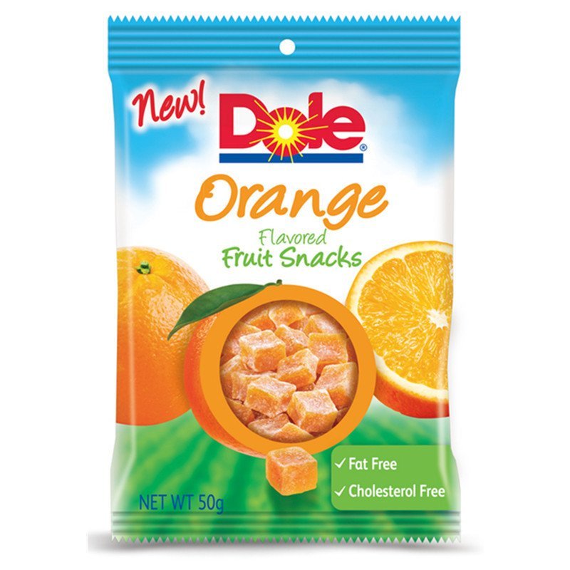 泰国进口 Dole都乐橘子味综合水果粒 50g