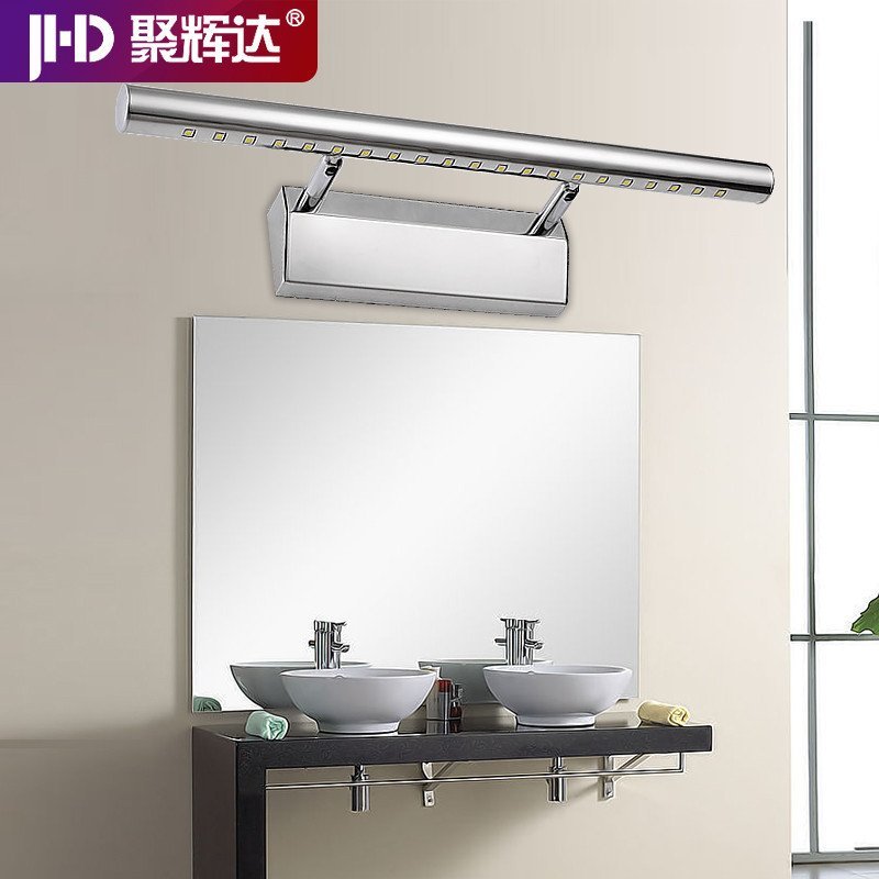 聚辉达 led镜前灯 现代简约浴室卫生间壁灯化妆灯卫浴灯具灯饰 9W暖白（无开关）