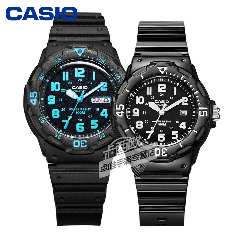 卡西欧（CASIO)手表 200H系列学生电子情侣对表 LRW-200H-1B_MRW-200H-2B