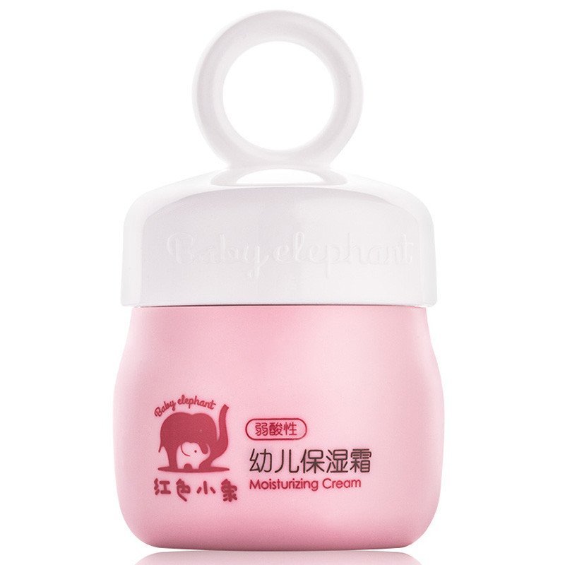 红色小象幼儿保湿霜50g 宝宝倍润补水润肤滋养霜秋冬防干适用12-36月龄