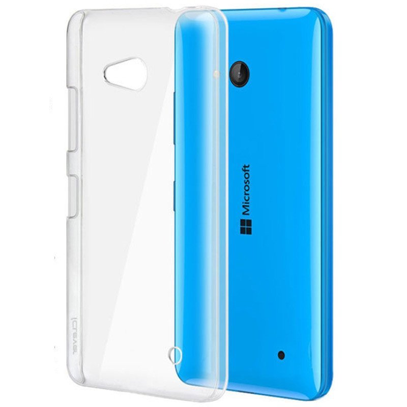 逸美达 微软Lumia 640手机套硅胶 微软640XL手机壳超薄软套透明 微软640XL【轻薄硬壳/晶莹版/透明】【送高清贴膜】