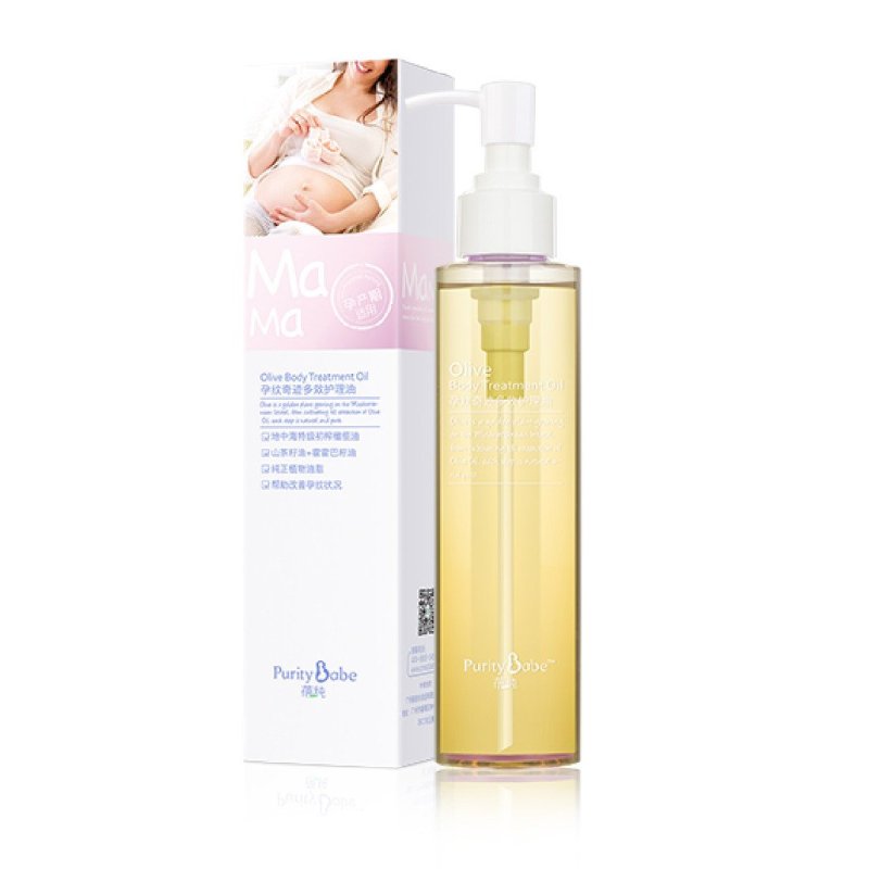 蓓纯（PurityBabe）孕纹奇迹多效护理油150ml-专为孕期及产后五年设计