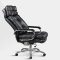品仪 老板椅真皮电脑椅 家用办公椅子 可躺高档大班椅牛皮靠背椅子 【黑色】西皮