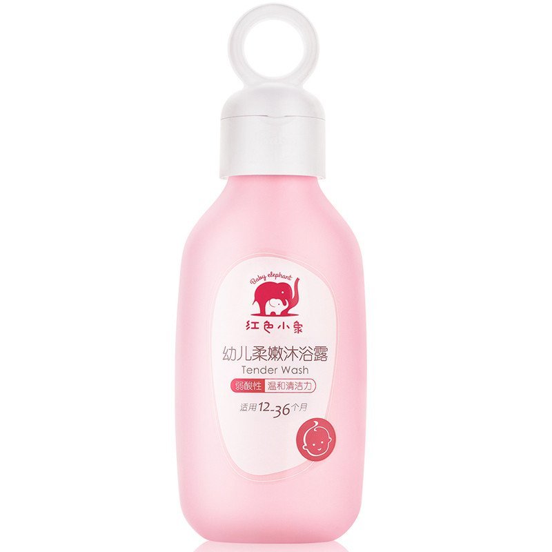 红色小象幼儿柔嫩沐浴露255ml