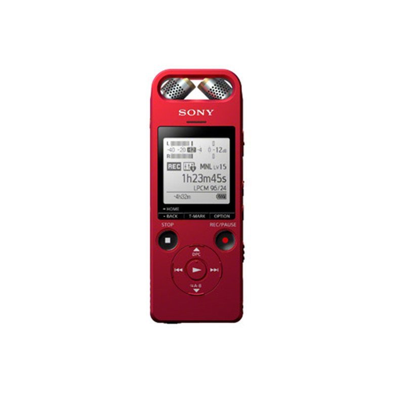 索尼（SONY）立体声数码录音棒ICD-SX2000RC(红色) 智能遥控 16GB数码sony录音笔 专业级音乐播放器 会议录音