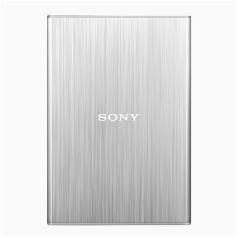 Sony/索尼移动硬盘2T 高速USB3.0 HD-SL2银色 金属超薄加密2tb