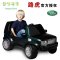 快乐年华路虎儿童电动车四轮可坐可遥控童车 玩具车儿童电动汽车 戈尔韦绿喷漆三档调速12V双驱版