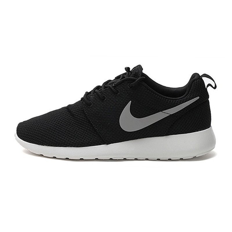 NIKE耐克男鞋roshe run跑步鞋潮流低帮休闲鞋运动鞋511881 黑/灰511881-004 44码