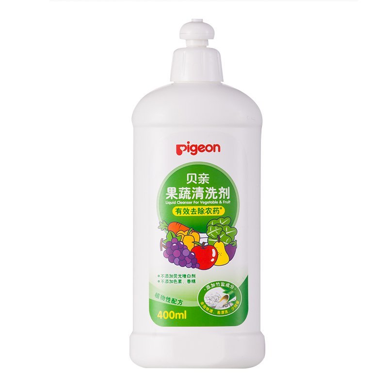 贝亲(PIGEON)婴儿专用清洁剂果蔬清洗剂400ml MA64