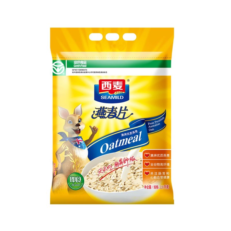 西麦即食燕麦片2800g