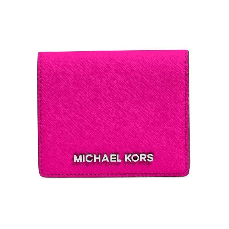 MICHAEL KORS 迈克·科尔斯 MK 女士皮质短款钱包钱夹 32T4GTVF2L 玫红色