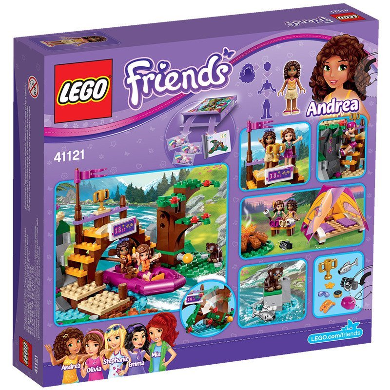 LEGO 乐高 Friends 好朋友系列冒险营地漂流场 41121