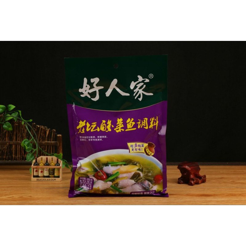 好人家老坛酸菜鱼调料350g