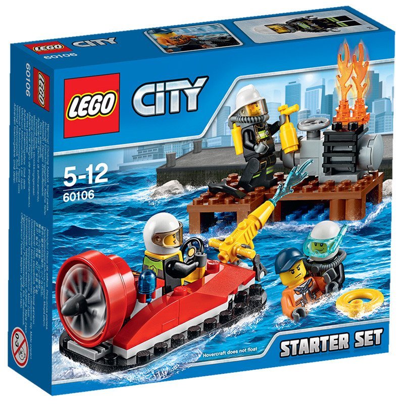 LEGO 乐高 City 城市系列消防入门套装 60106