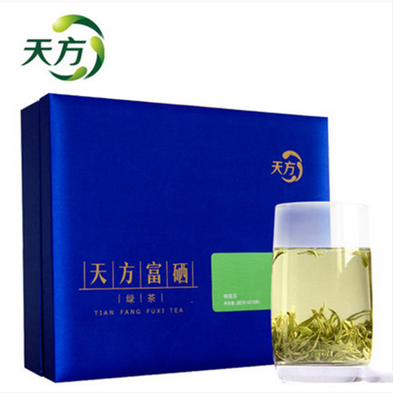 2025年春茶安徽天方茶叶300g特II硒茶绿茶 明前特级高山烘青绿茶春茶 茶叶礼盒装 安徽茶叶石台硒茶