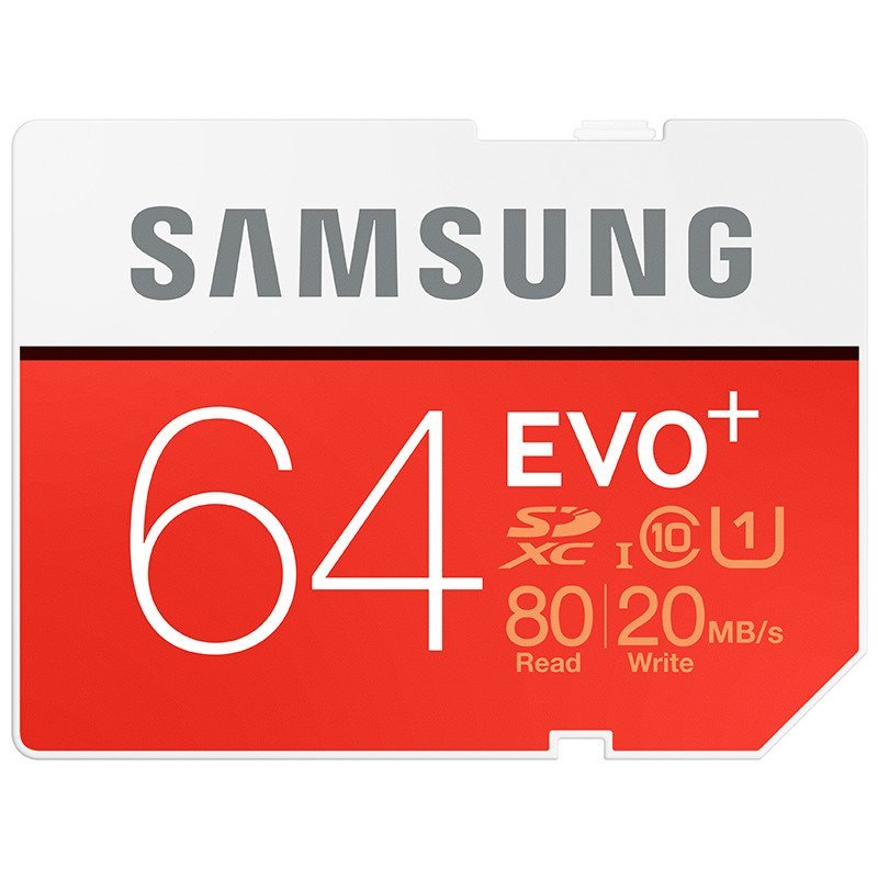 三星（SAMSUNG）SD存储卡 64G（CLASS10 UHS-1 80MB/s）升级版+
