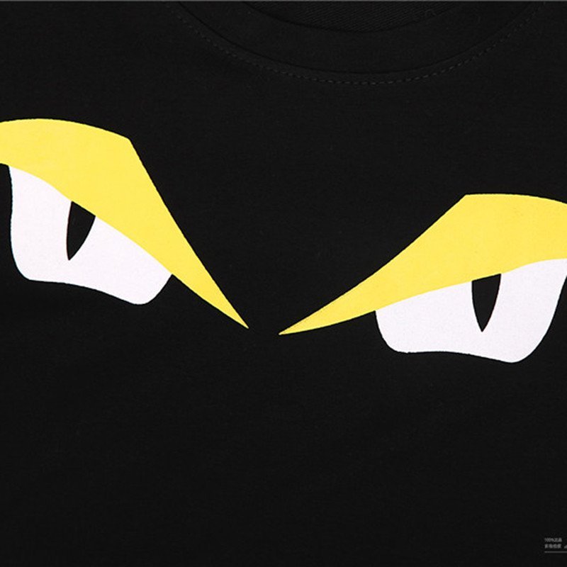 韵诗兰婷2016新款韩版小怪兽眼睛圆领t恤小脚裤卫衣套装女士夏季休闲