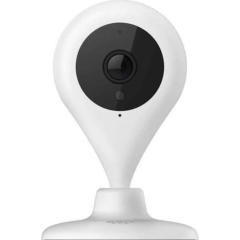 360智能摄像机夜视版 D503 小水滴 WiFi网络 高清摄像头 远程监控 哑白