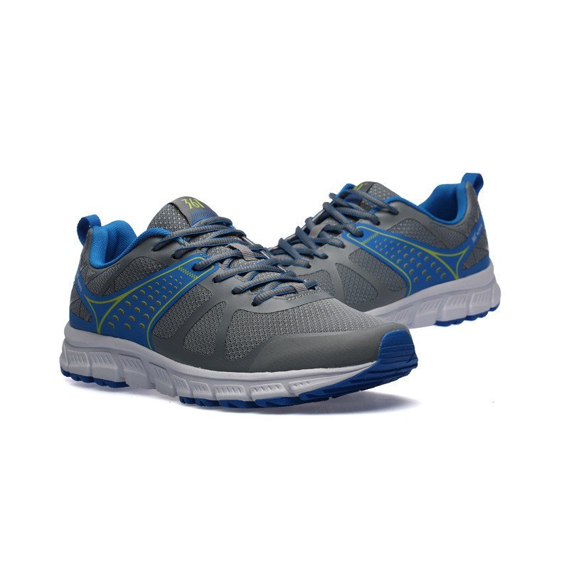 361度男鞋2016春季新款361透气男子运动常规跑步鞋571612217 u电镀灰