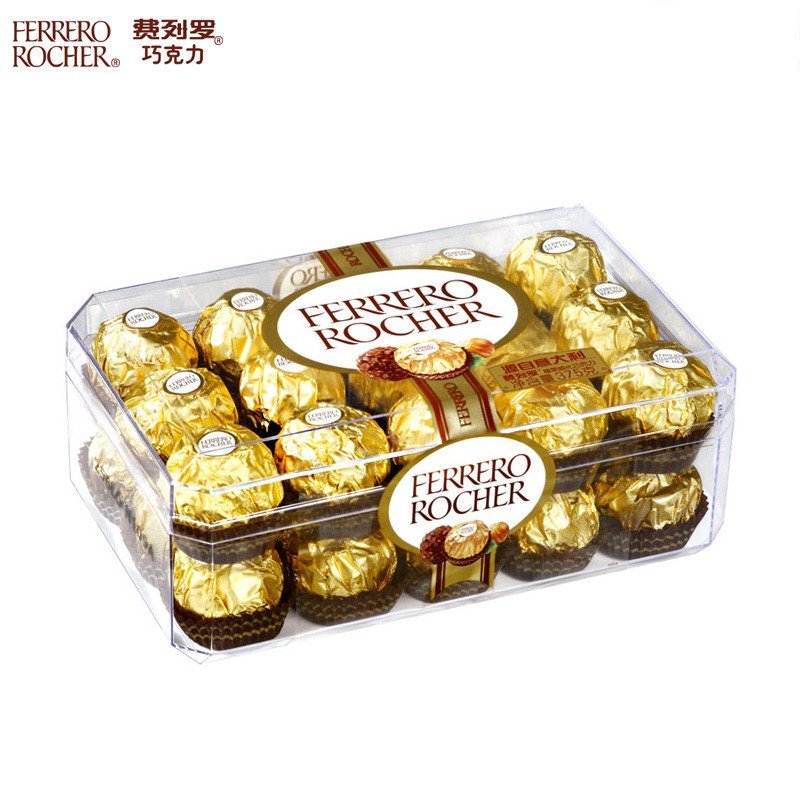 费列罗 巧克力 Ferrero/费列罗榛果威化巧克力T30 结婚喜糖巧克力 整盒30颗
