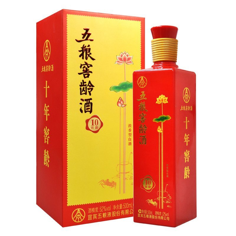 五粮窖龄酒10年52度500ml高清实拍图