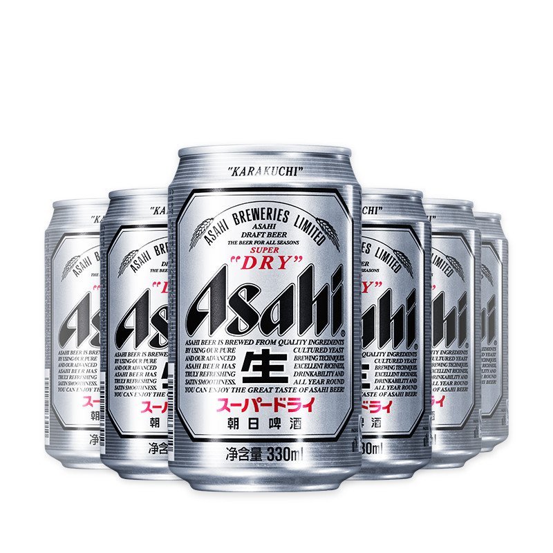 朝日啤酒 超爽330ml*6罐