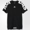 Adidas阿迪达斯套装男2016夏季新款运动休闲透气短袖T恤 运动长裤 XXL（185） AK1819上装