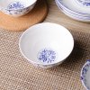 韵唐家用米饭碗汤碗面碗吃饭碗小碗釉中彩陶瓷餐具心愿5英寸饭碗4只装