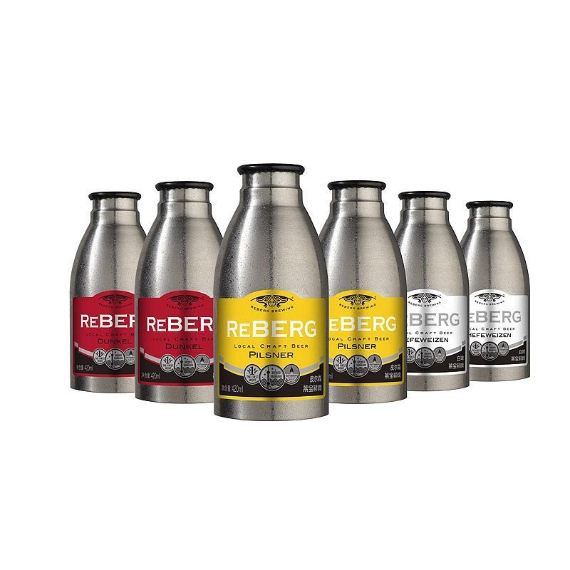 REBERG莱宝精酿鲜啤酒混合装420mlx6瓶