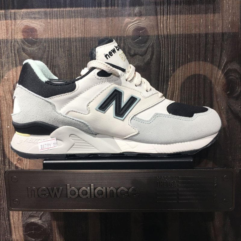New Balance/NB 新百伦专柜正品新款878男鞋复古鞋 休闲运动跑步鞋ML878BG/GW/WW 白色/黑色 40.5码