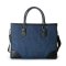 薇思黛 2016新款 欧美时尚潮流男士商务公文包手提包电脑男包单肩包男包 蓝色
