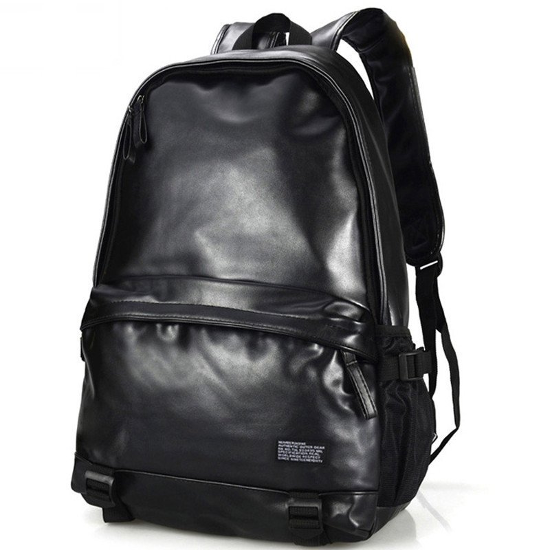 薇思黛 2016新款 韩版潮女包书包中学生背包休闲运动双肩包男士男电脑包男女包 黑色