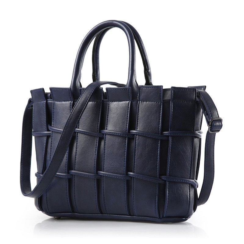 薇思黛 女包 单肩包女包新款 2015新款时尚女士包包手提包休闲包 蓝色