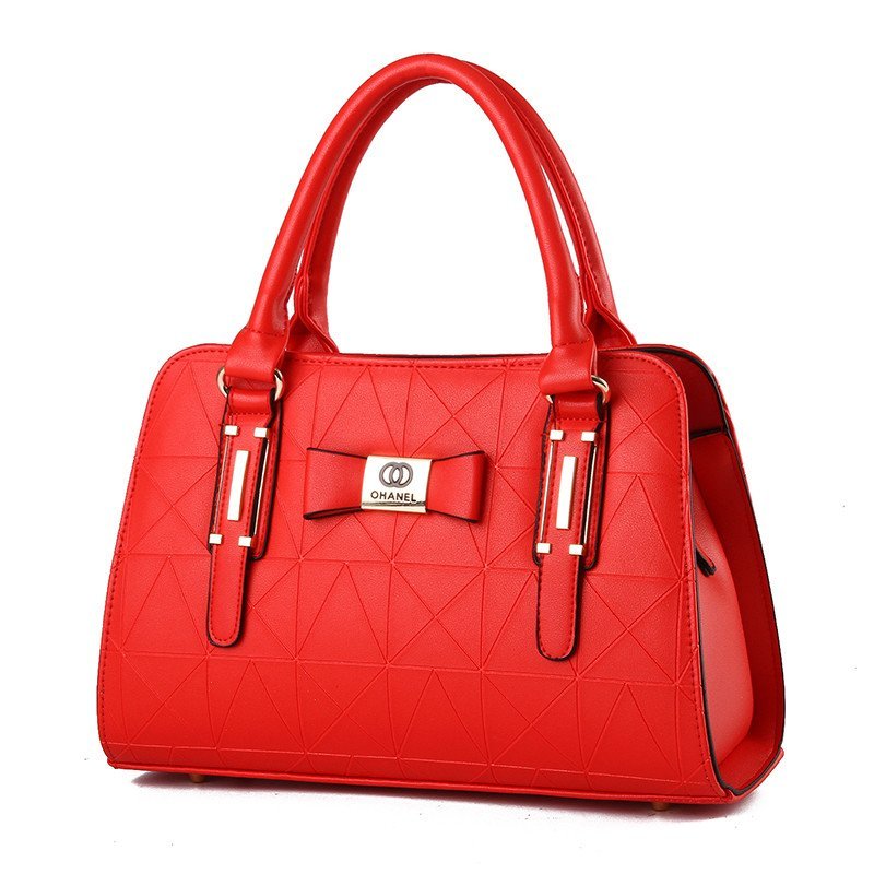 薇思黛2016女包单肩包女新款时尚女士包包手提包女斜挎包 红色