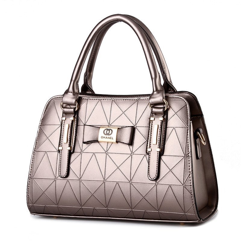 薇思黛2016女包单肩包女新款时尚女士包包手提包女斜挎包 灰色