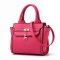 薇思黛女包单肩包女士斜挎包女士包 休闲大容量包手提单肩包 玫红色