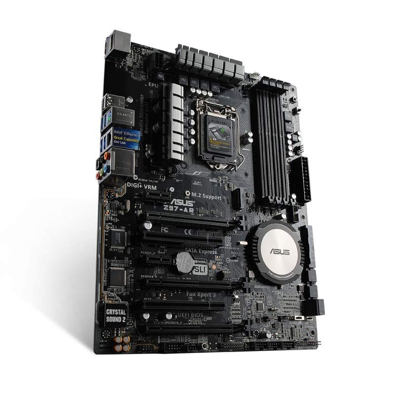 【苏宁自营】 Asus/华硕 Z97-AR 黑金版 游戏大板 台式机电脑主板