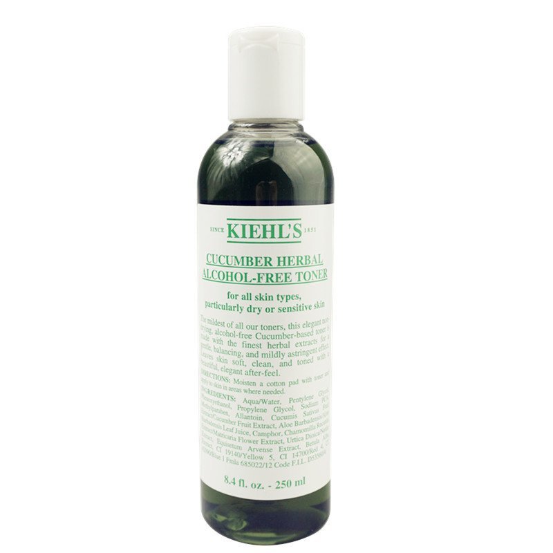 科颜氏(Kiehl’s) 黄瓜植物爽肤水250ml 黄瓜水 化妆水 滋润保湿（新旧更替中）