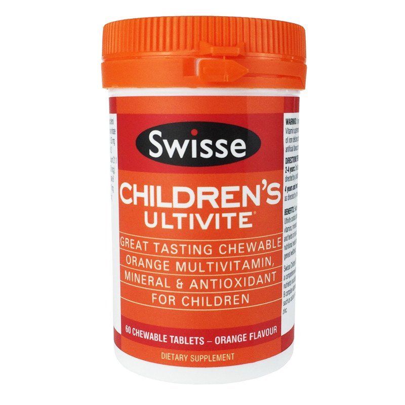 Swisse 儿童复合维生素咀嚼片 60片