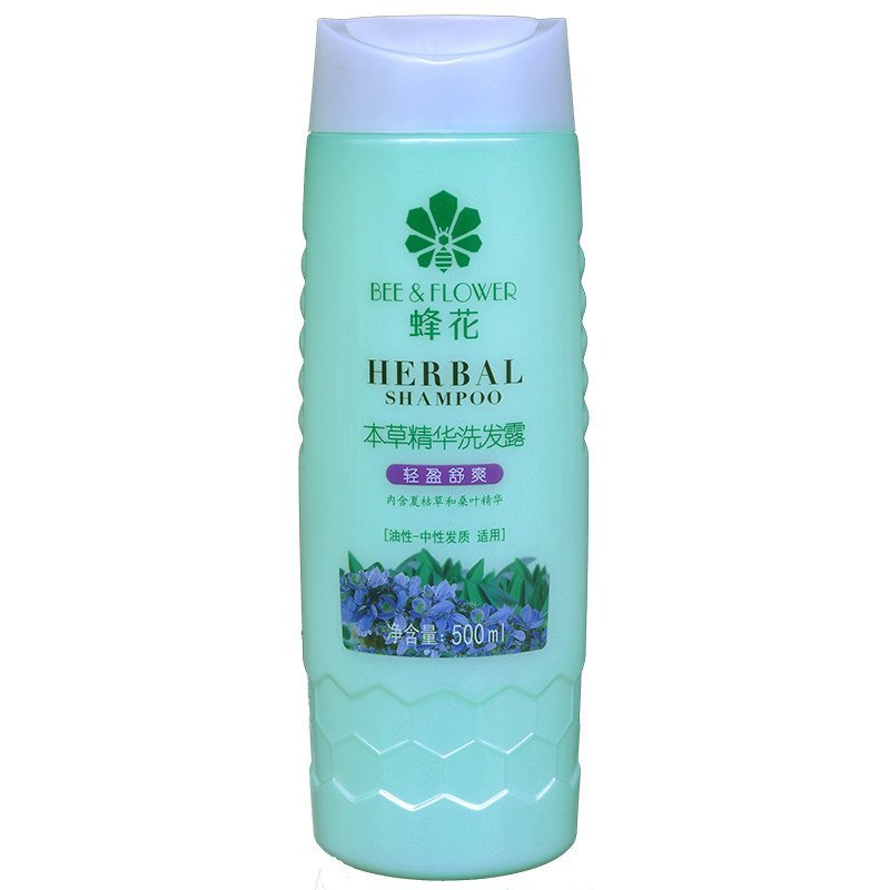 蜂花(BEE & FLOWER) 本草精华洗发露500mL（轻盈舒爽）