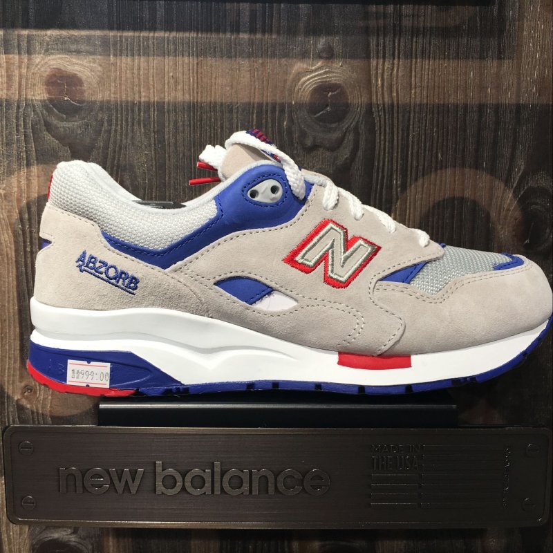 New Balance/NB 新百伦高端1600系列男女款中性鞋16春夏新款上新休闲慢跑鞋 CM1600LC 灰色/蓝色 37码