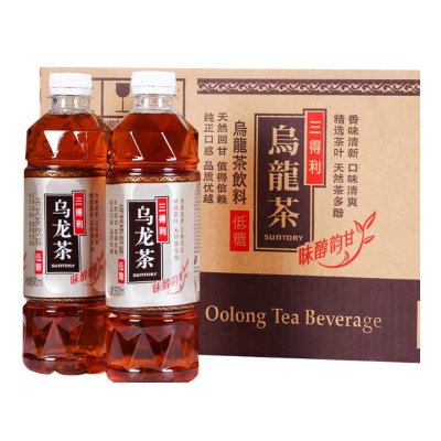 Suntory 三得利 低糖乌龙茶饮料 500ml*15瓶 *2件
