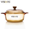 康宁（VISIONS）锅具套装vs32+VSP1 晶彩透明玻璃3.25L汤锅1L奶锅
