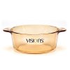康宁(VISIONS)汤锅蒸格组合VS32+VSM24晶彩透明蒸锅玻璃3.25L汤锅+24CM蒸格2件锅具套装