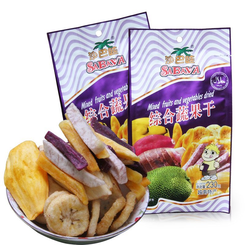 越南沙巴哇综合蔬果干230g