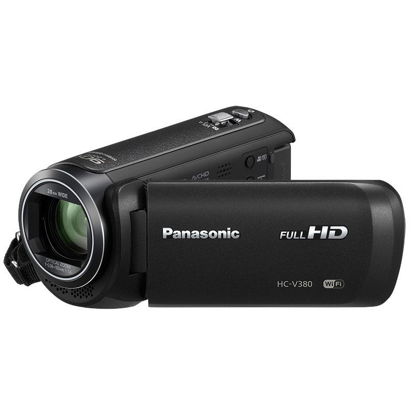 松下(Panasonic) HC-V380GK 高清手持数码摄像机 黑色