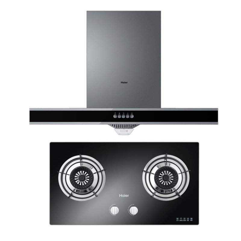 Haier/海尔烟灶套装E900T6V+Q235(12T)天然气灶