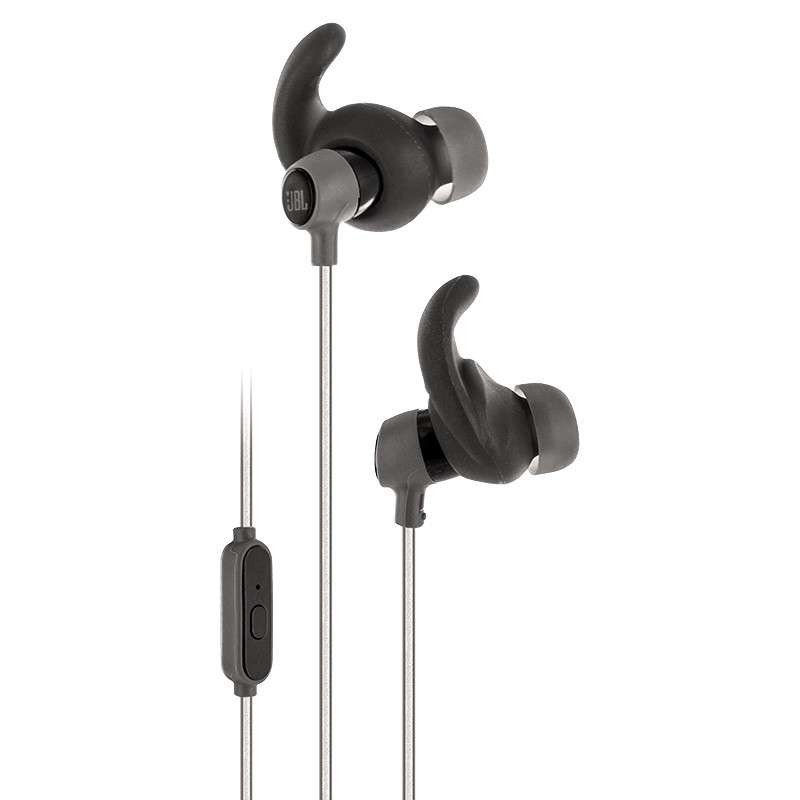 JBL reflect mini入耳式迷你线控运动跑步耳机 手机通用带麦耳机 (黑色)