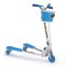 户外运动2016三轮剪刀车蛙式滑板车儿童童车闪光折叠滑板车 蓝色